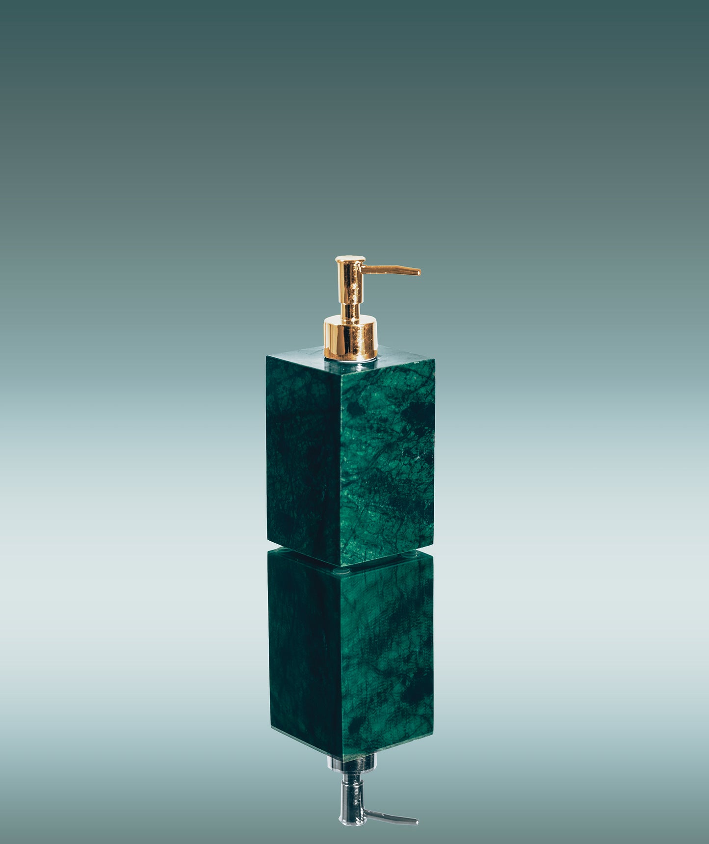 MARBLE SOAP DISPENSER SQUARE