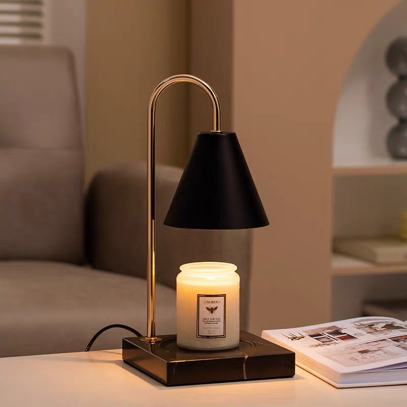 Candle Warmer Lamp Marble Square